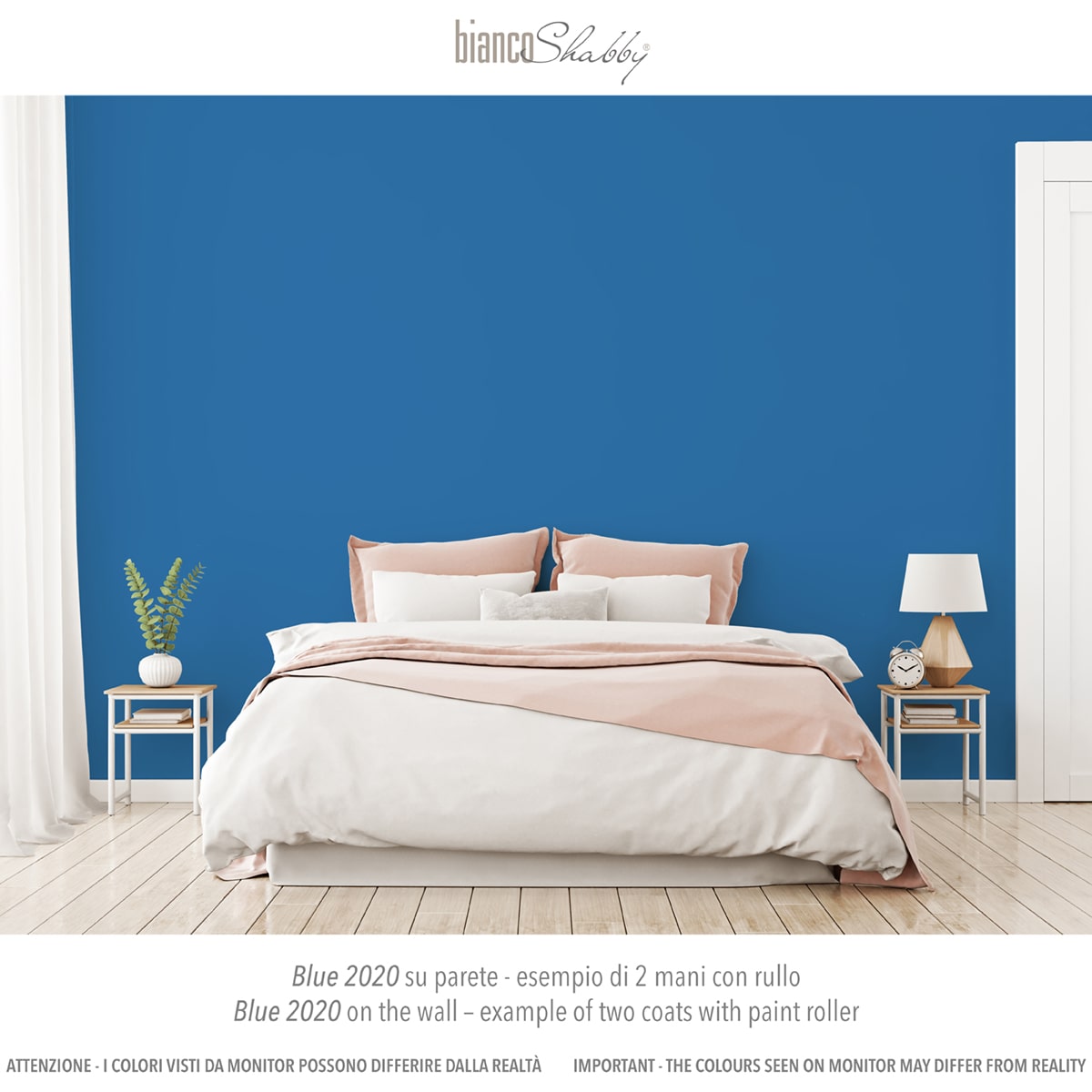 Parete Muro con chalk paint Blue 2020