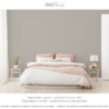 Parete Muro con chalk paint Grigio Tortora