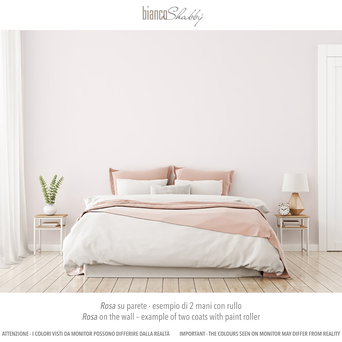 Parete Muro con chalk paint Rosa Parete Muro con chalk paint Rosa