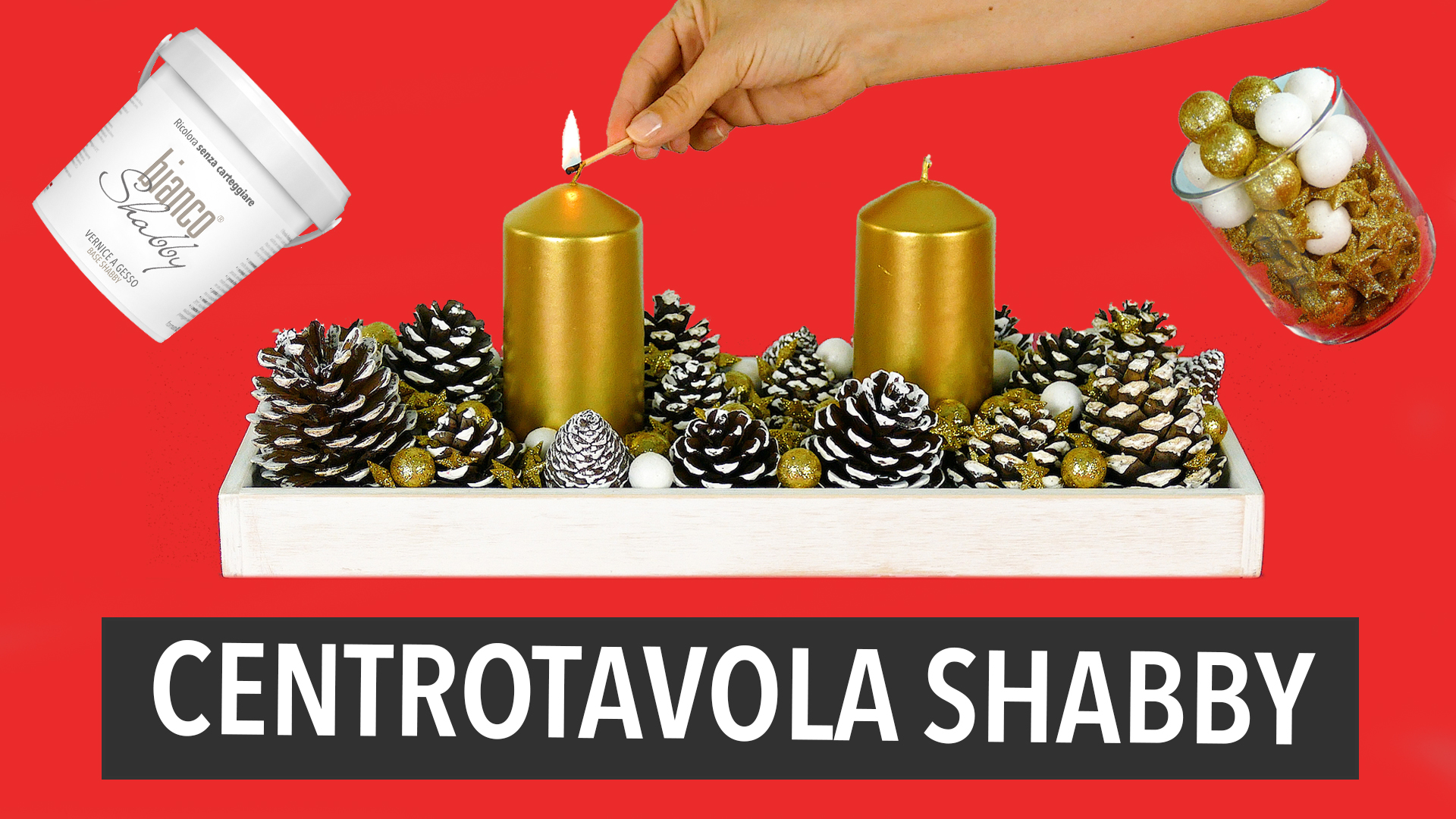Ricolora senza carteggiare con la chalk paint bianco shabby