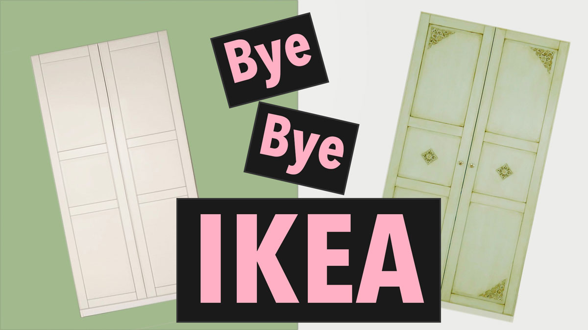 ARMADIO IKEA CHALK PAINT HACKED